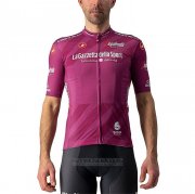 2021 Fahrradbekleidung Giro d'Italia Fuchsie Trikot Kurzarm und Tragerhose