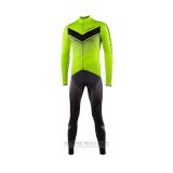 2021 Fahrradbekleidung Nalini Grun Trikot Langarm und Tragerhose