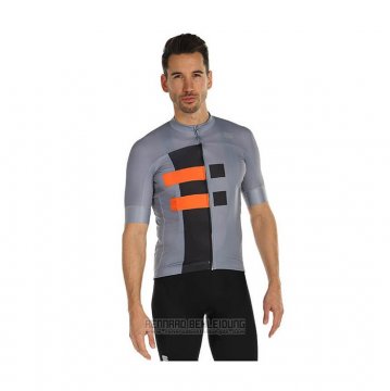 2021 Fahrradbekleidung Sportful Grau Orange Trikot Kurzarm und Tragerhose