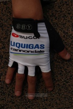 2011 Liquigas Handschuhe Radfahren Wei
