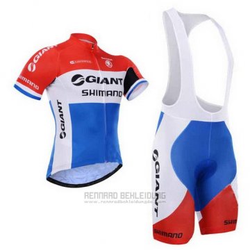 2015 Fahrradbekleidung Giant Shimano Trikot Kurzarm und Tragerhose