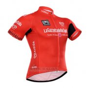 2015 Fahrradbekleidung Giro D'italien Rot Trikot Kurzarm und Tragerhose