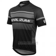 2016 Fahrradbekleidung Pearl Izumi Shwarz und Grau Trikot Kurzarm und Tragerhose