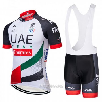 2018 Fahrradbekleidung UCI Weltmeister Uae Wei Trikot Kurzarm und Tragerhose