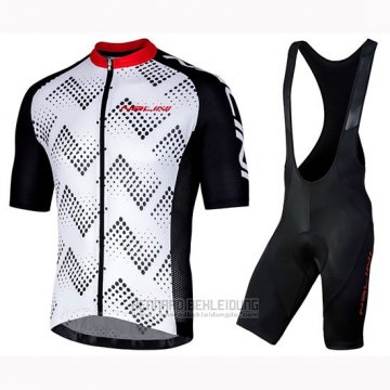 2019 Fahrradbekleidung Nalini Podio 2.0 Shwarz Wei Trikot Kurzarm und Tragerhose