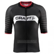 2016 Fahrradbekleidung Craft Shwarz und Wei Trikot Kurzarm und Tragerhose