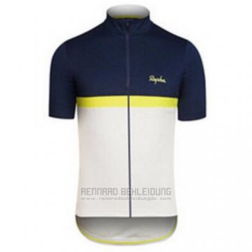 2016 Fahrradbekleidung Rapha Blau und Wei Trikot Kurzarm und Tragerhose