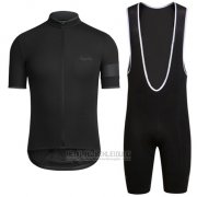 2016 Fahrradbekleidung Rapha Wei und Shwarz Trikot Kurzarm und Tragerhose