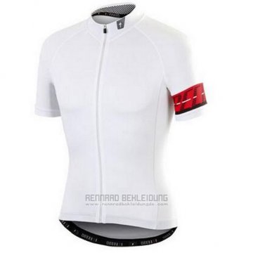 2016 Fahrradbekleidung Specialized Wei Trikot Kurzarm und Tragerhose