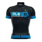 2017 Fahrradbekleidung ALE Formula 1.0 Ultimate Blau und Shwarz Trikot Kurzarm und Tragerhose
