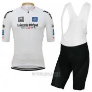 2017 Fahrradbekleidung Giro D'italien Wei Trikot Kurzarm und Tragerhose