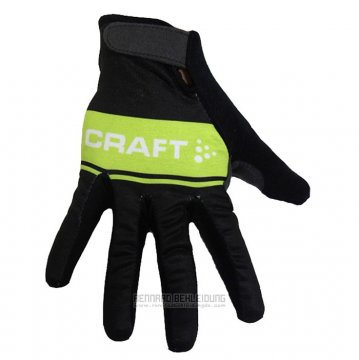 2020 Craft Langfingerhandschuhe Radfahren Shwarz Grun