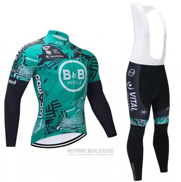 2021 Fahrradbekleidung Vital Concept-BB Hotels Grun Trikot Kurzarm und Tragerhose