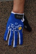 Tour De France Langfingerhandschuhe Radfahren Blau