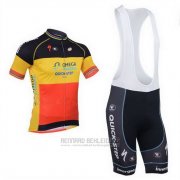 2013 Fahrradbekleidung Omega Pharma Quick Step Champion Belgien Trikot Kurzarm und Tragerhose