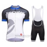 2016 Fahrradbekleidung Castelli Cervelo und Wei und Blau Trikot Kurzarm und Tragerhose