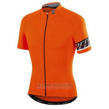 2016 Fahrradbekleidung Specialized Orange Trikot Kurzarm und Tragerhose