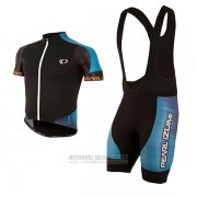 2017 Fahrradbekleidung Pearl Izumi Shwarz und Blau Trikot Kurzarm und Tragerhose