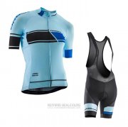 2021 Fahrradbekleidung Orbea Hellblau Trikot Kurzarm und Tragerhose