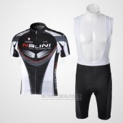 2010 Fahrradbekleidung Nalini Shwarz Trikot Kurzarm und Tragerhose