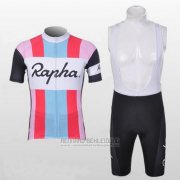 2012 Fahrradbekleidung Rapha Rot und Wei Trikot Kurzarm und Tragerhose