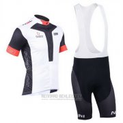 2013 Fahrradbekleidung Nalini Shwarz und Wei Trikot Kurzarm und Tragerhose