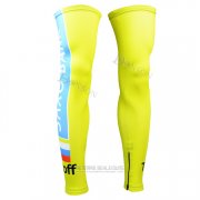 2015 Saxo Bank Tinkoff Radsport Beinwarmer Radfahren Gelb