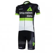 2017 Fahrradbekleidung Dimension Data Wei und Shwarz Trikot Kurzarm und Tragerhose