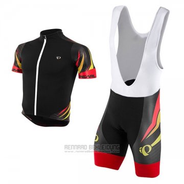 2017 Fahrradbekleidung Pearl Izumi Shwarz und Rot Trikot Kurzarm und Tragerhose