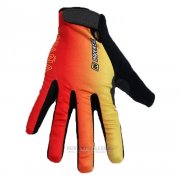 2020 Inverse Langfingerhandschuhe Radfahren Orange