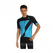 2021 Fahrradbekleidung Sportful Blau Shwarz Trikot Kurzarm und Tragerhose