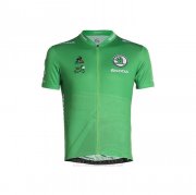 2021 Fahrradbekleidung Tour de France Grun Trikot Kurzarm und Tragerhose