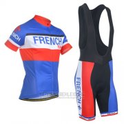 2014 Fahrradbekleidung Monton Champion Francese Trikot Kurzarm und Tragerhose