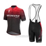 2018 Fahrradbekleidung Specialized Rot Shwarz Wei Trikot Kurzarm und Tragerhose(1)