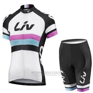 2019 Fahrradbekleidung Frau Liv Wei Shwarz Trikot Kurzarm und Tragerhose