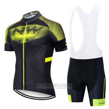 2020 Fahrradbekleidung Northwave Gelb Shwarz Trikot Kurzarm und Tragerhose