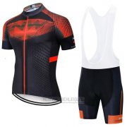 2020 Fahrradbekleidung Northwave Shwarz Orange Trikot Kurzarm und Tragerhose