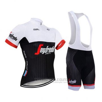 2020 Fahrradbekleidung Segafredo Zanetti Wei Shwarz Trikot Kurzarm und Tragerhose