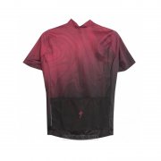 2021 Fahrradbekleidung Frau Specialized Rot Shwarz Trikot Kurzarm und Tragerhose