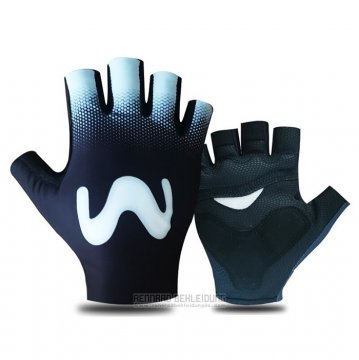 2021 Movistar Handschuhe Radfahren Shwarz