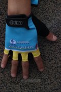 2013 Astana Handschuhe Radfahren Blau