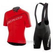 2015 Fahrradbekleidung Specialized Hell Rot Trikot Kurzarm und Tragerhose