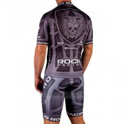 2016 Fahrradbekleidung Rock Racing Braun Trikot Kurzarm und Tragerhose