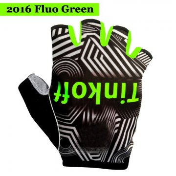 2016 Saxo Bank Tinkoff Handschuhe Radfahren Shwarz