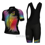2017 Fahrradbekleidung ALE Shwarz Trikot Kurzarm und Tragerhose