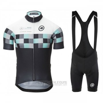 2017 Fahrradbekleidung Assos Shwarz Trikot Kurzarm und Tragerhose