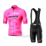 2019 Fahrradbekleidung Giro D'italien Rosa Trikot Kurzarm und Tragerhose