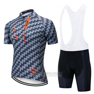 2019 Fahrradbekleidung Northwave Grau Orange Trikot Kurzarm und Tragerhose