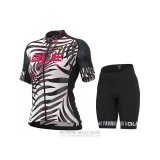 2021 Fahrradbekleidung Frau ALE Wei Trikot Kurzarm und Tragerhose