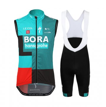 2022 Windweste Bora-Hansgrone Grun Trikot Kurzarm und Tragerhose